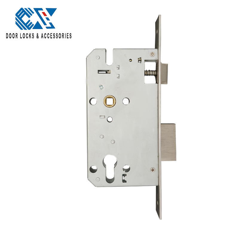 Door Standard European Stainless Steel 7260 Security 60mm Backset Lock Bocy Zamak Latch Mortise Lock Body Wooden Interior Door Accessories