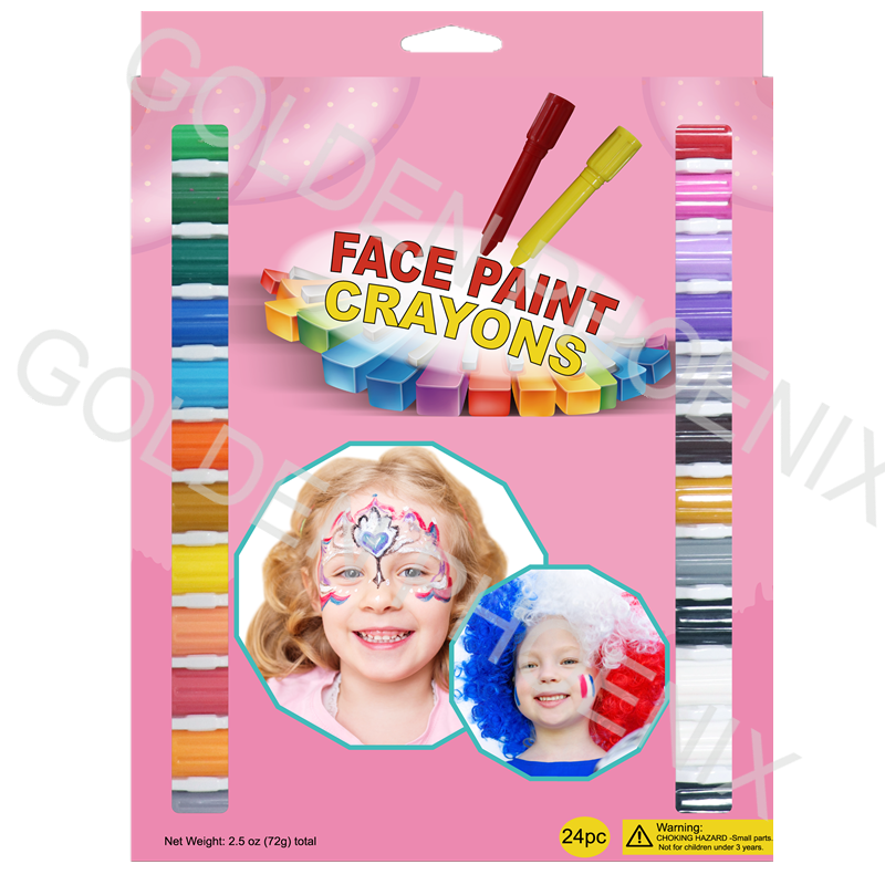 24 Colors Face and Body Paint Crayon