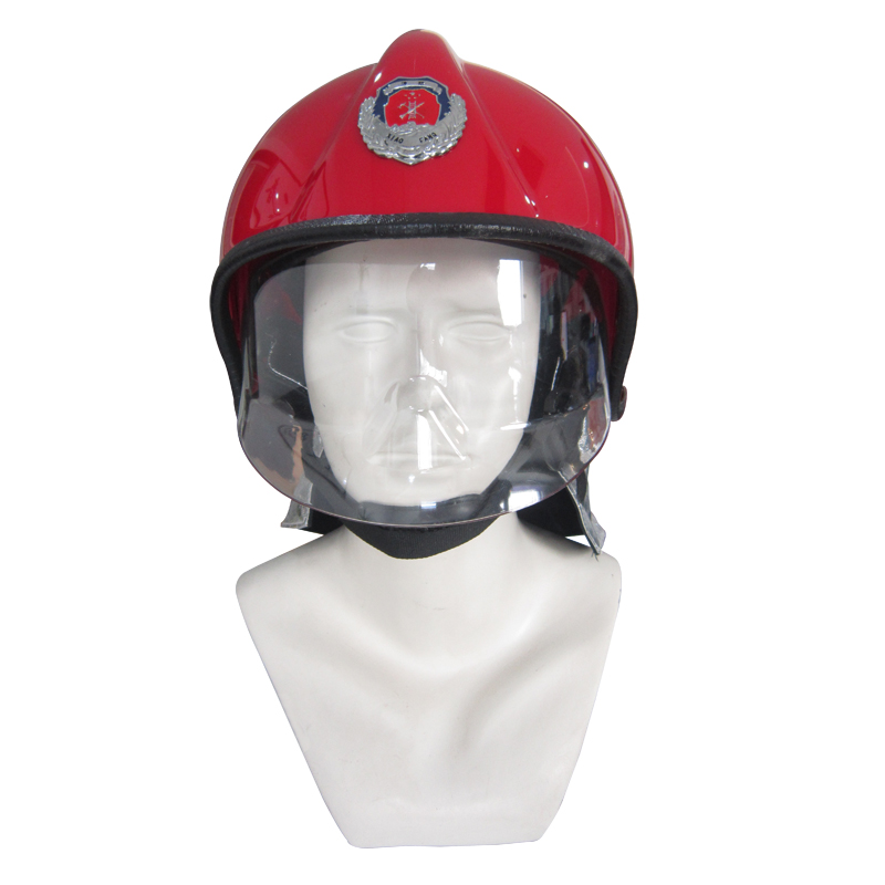 CE Approved European Tyle Fire Fighting Heat Resistant PEI Helmet