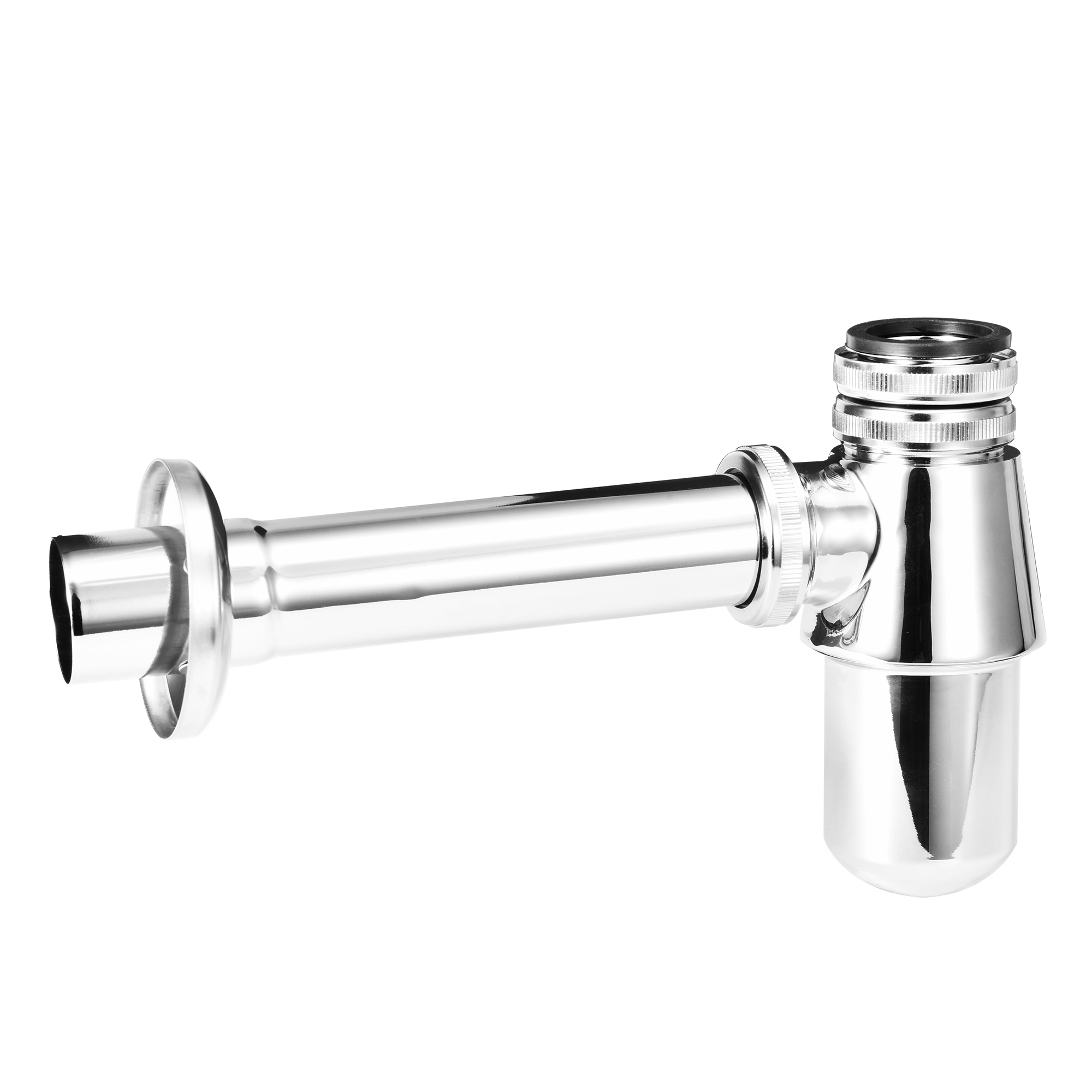 DOZ high quality 32mm chrome-brass bottle trap EN274
