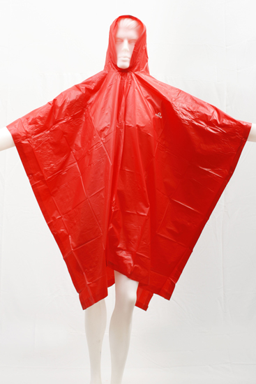 PVC Vinyl Economic Promo Reusable Rain Poncho