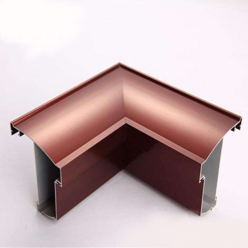 Aluminum sandblasting anodize profile
