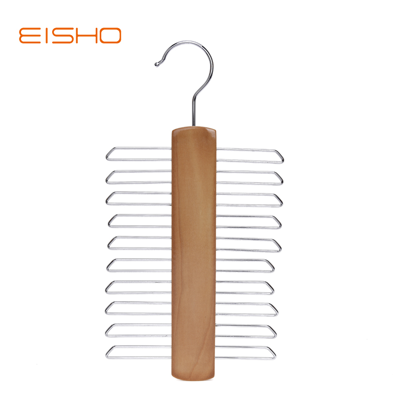 Multi-layer Wooden Tie Belt Hanger