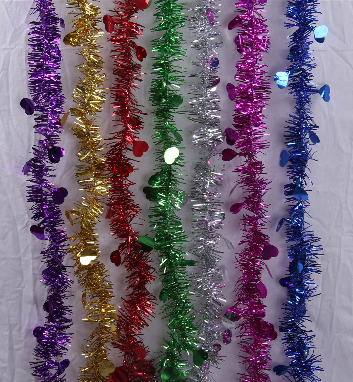 Chirstmas fringe rain foil
