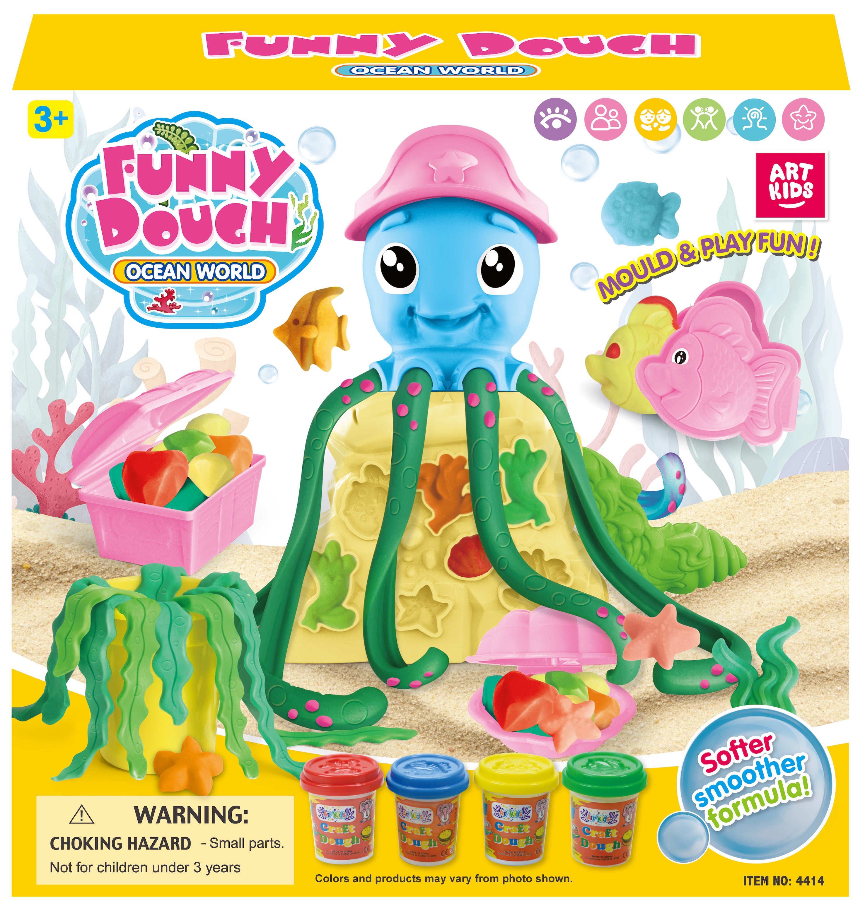 PLAY DOUGH FUNNY DOUGH OCEAN WORLD/color box