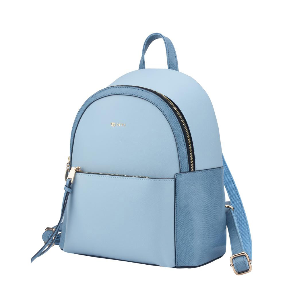 Customized plain PU and lizard PU backpack