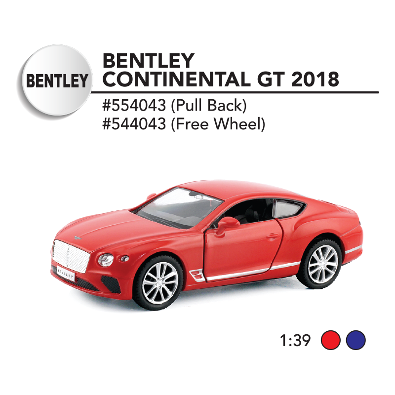1:32 Bentley Continental GT 2018