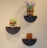 Fashion Floating Shelf,Half-Moon Wall Shelf