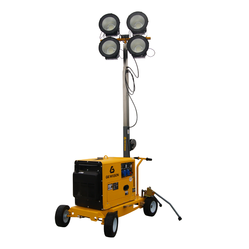 wacker mobile light tower