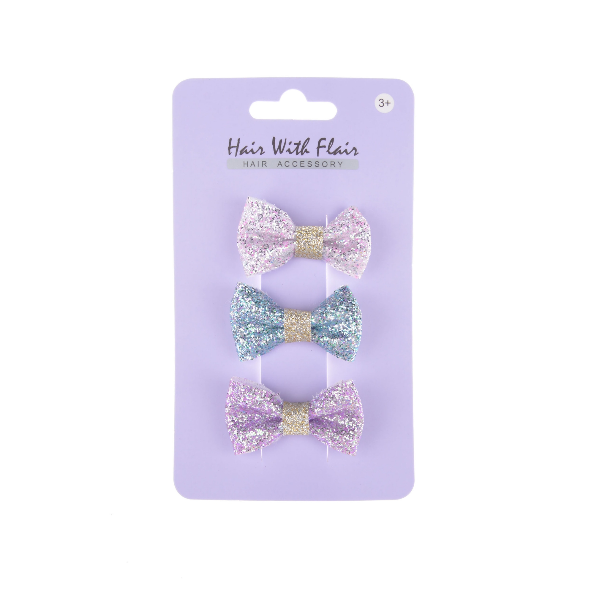 3pcs Fabric Hair Clips