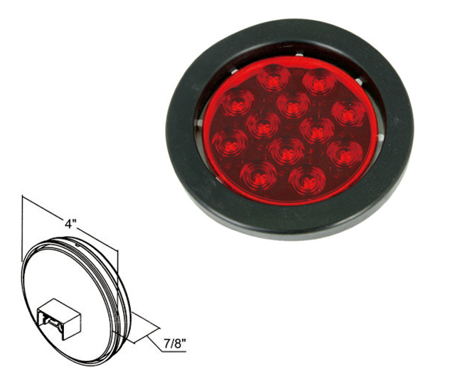 4" LED Round Light