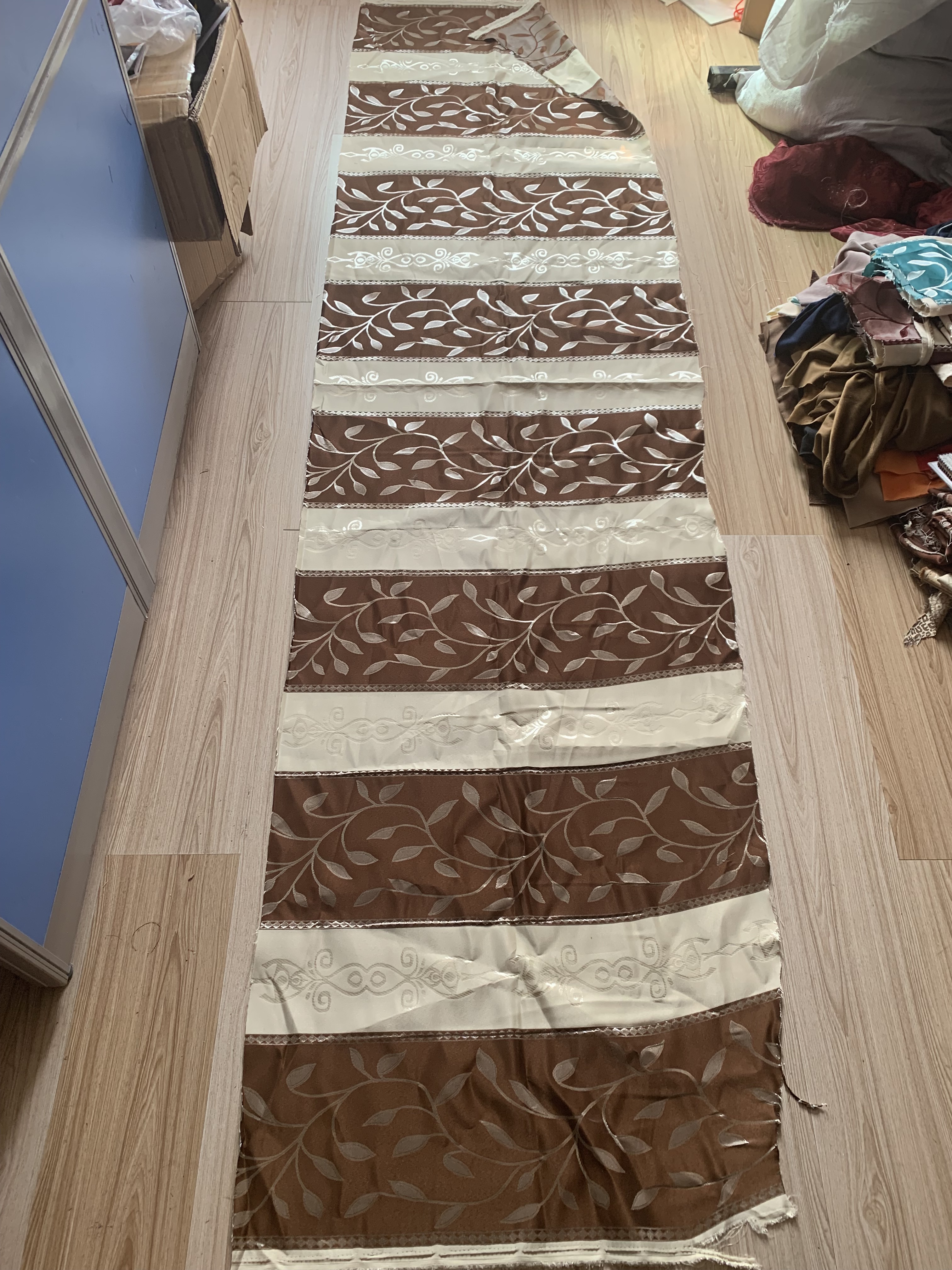 two tone jacquard curtain fabric