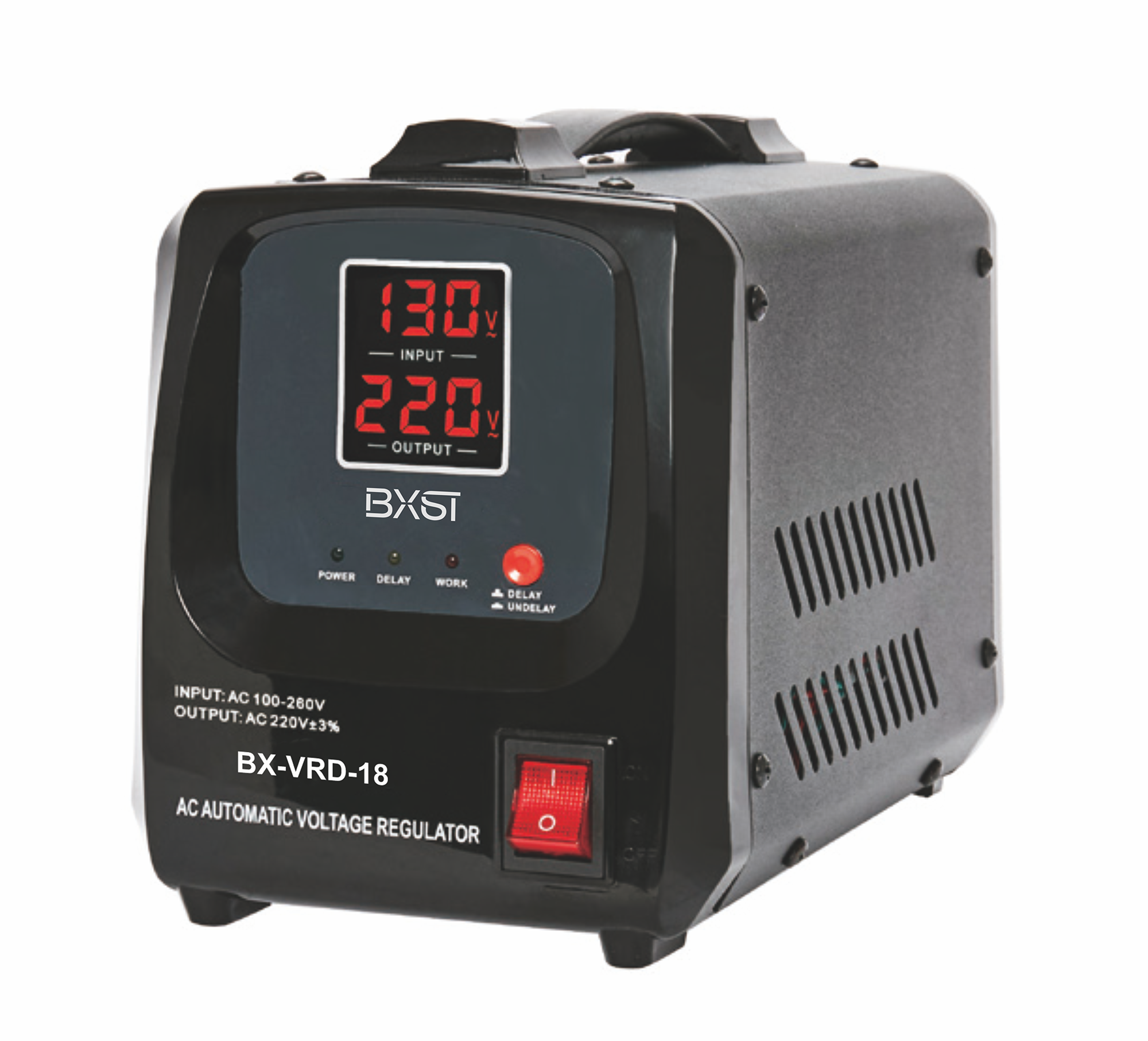 BX-VRD18 Wholesale Small Led Digital Voltage Protector 220V, Home Use Refrigerator Computer Voltage Stabilizer