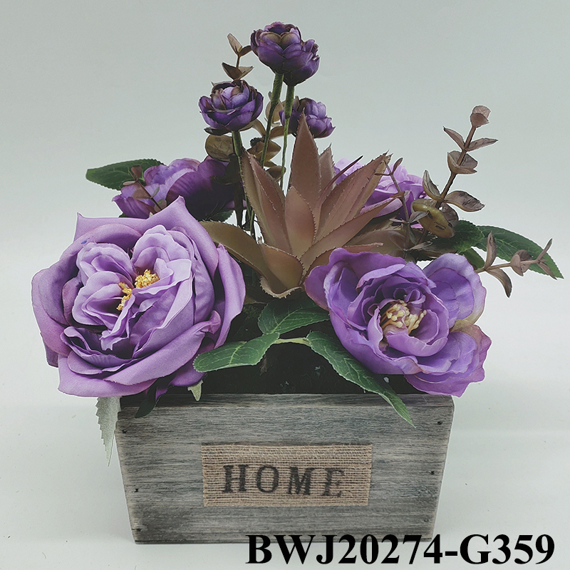 artificial flower arrangement for home office decoration