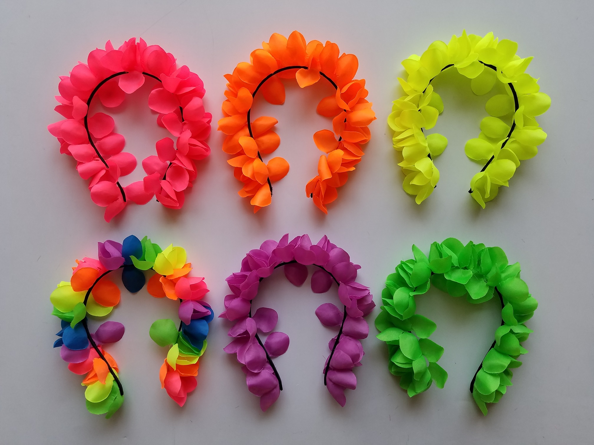 hawaiian neon headband