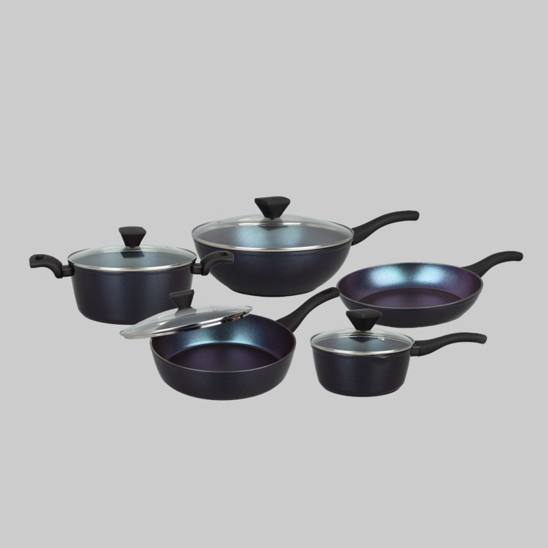 Forged aluminum cookware set