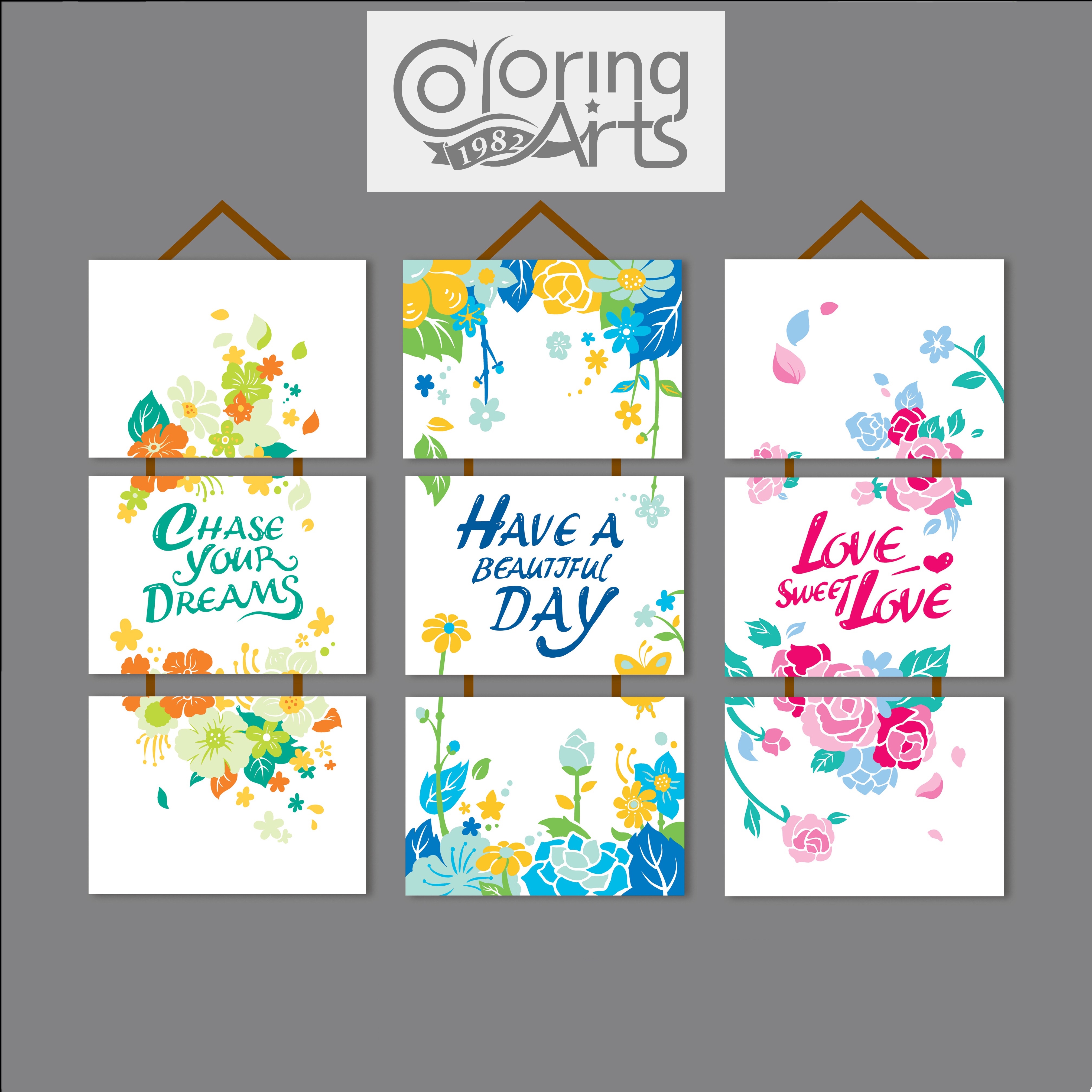 DIY Pre-printed Hanging Canvas