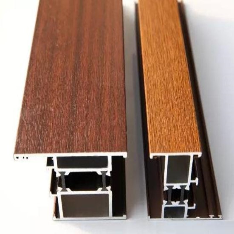 aluminium wooden grain proile for window