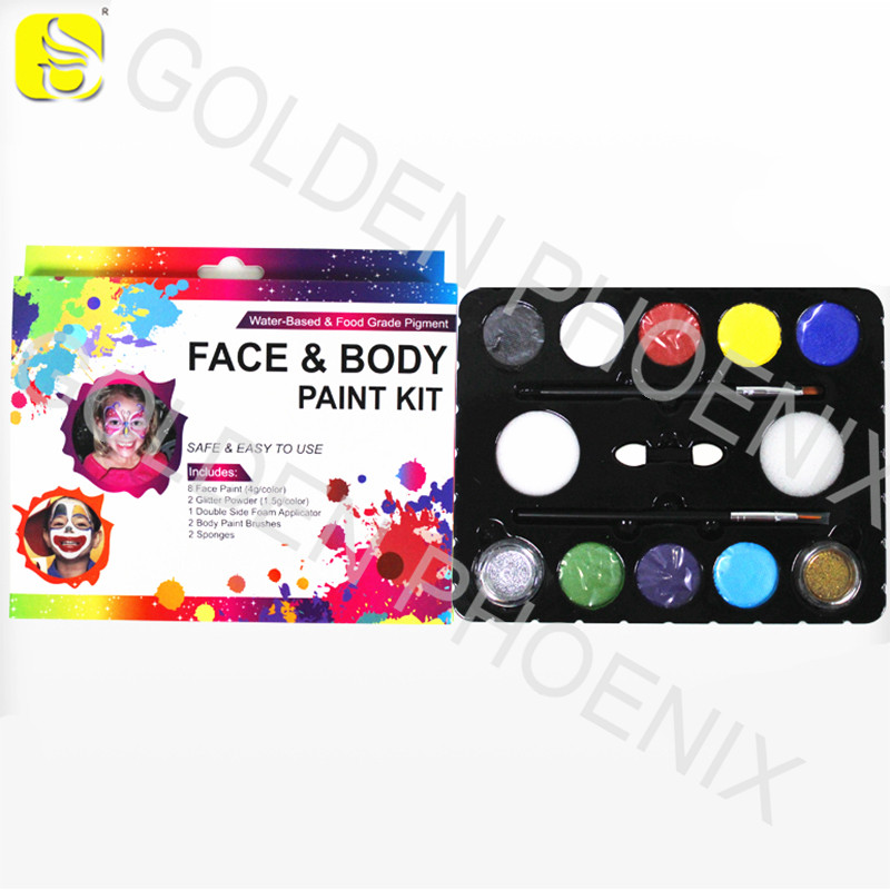 8 Colors Face and Body Paint Set