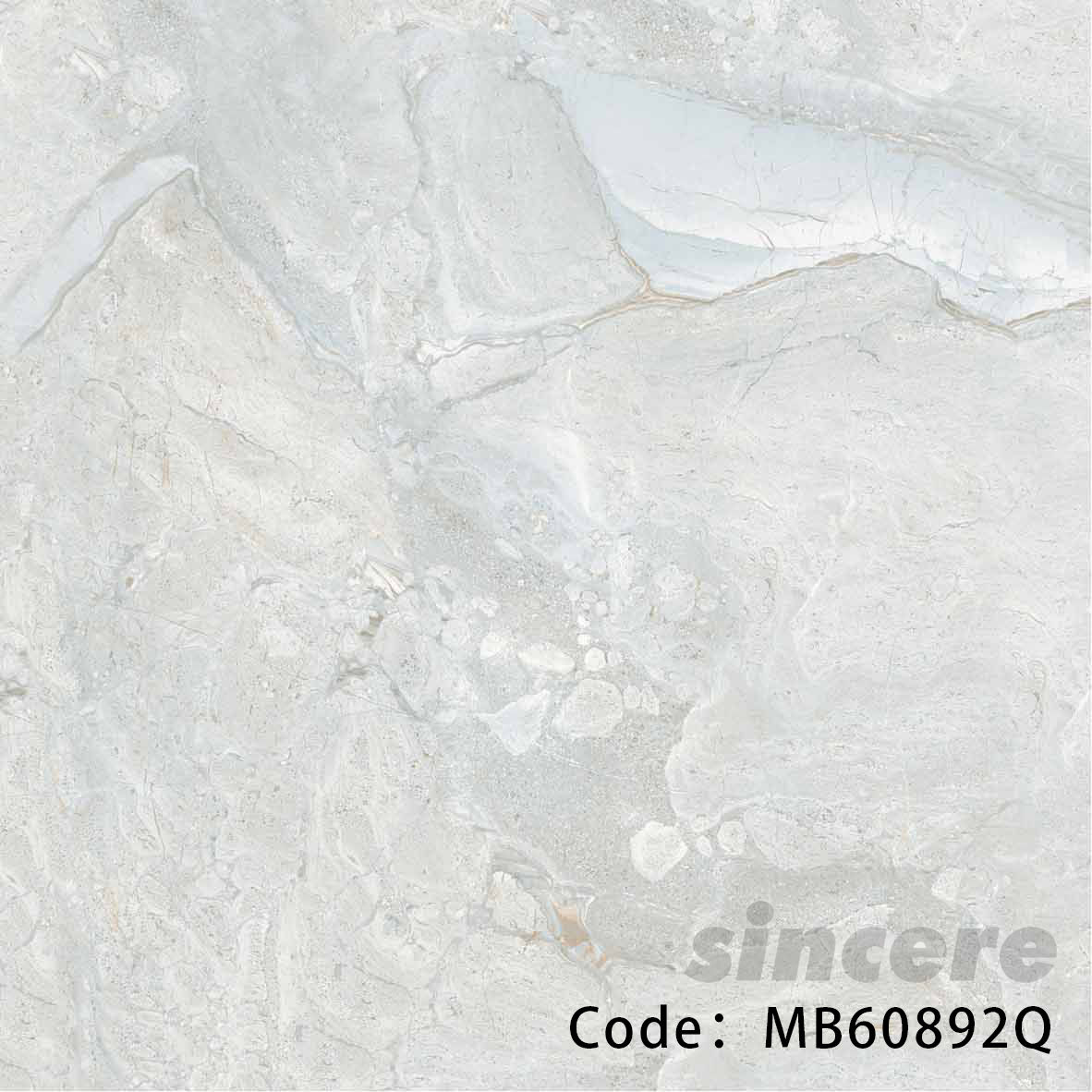 Polished glazed porcelain tiles