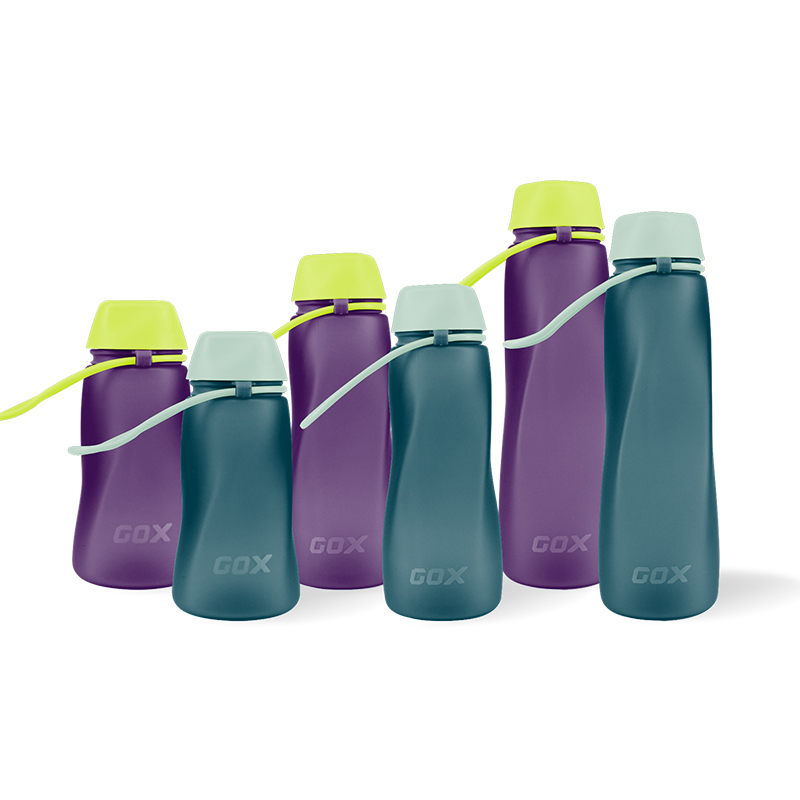 GOX Tritan Water Bottle With Carry Loop BPA free For Fitness, Outdoor Enthusiasts