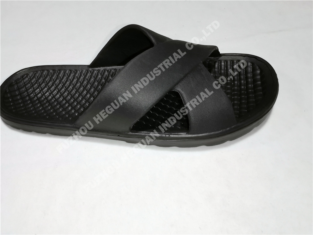 EVA black men beach slipper