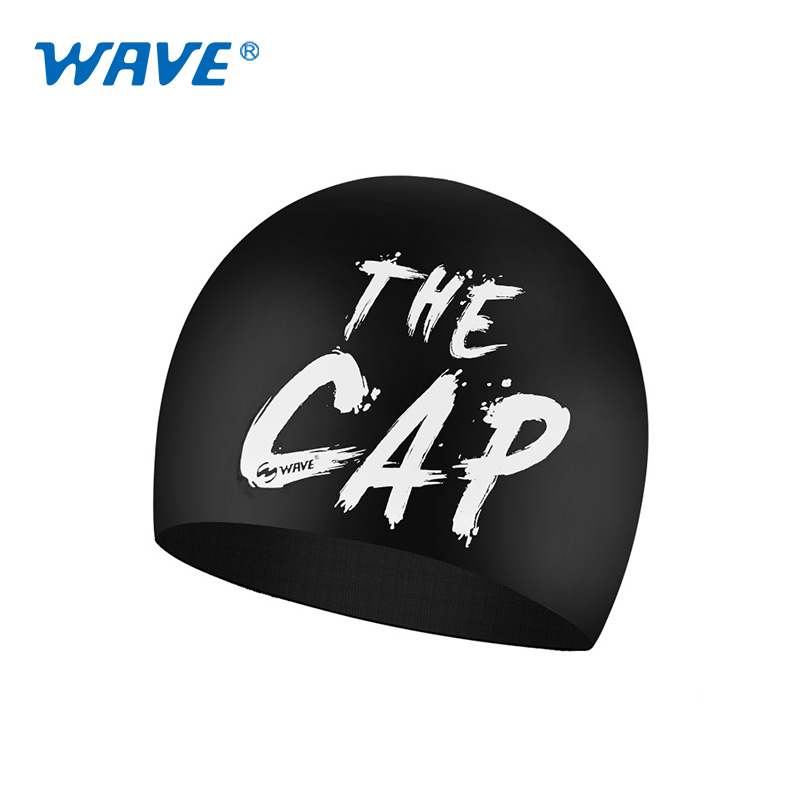 Factory color print custom adult silicone swim cap