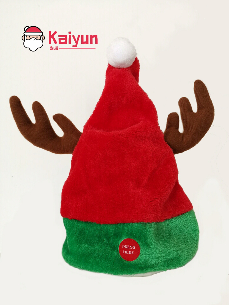 Musical Moving Santa Hat