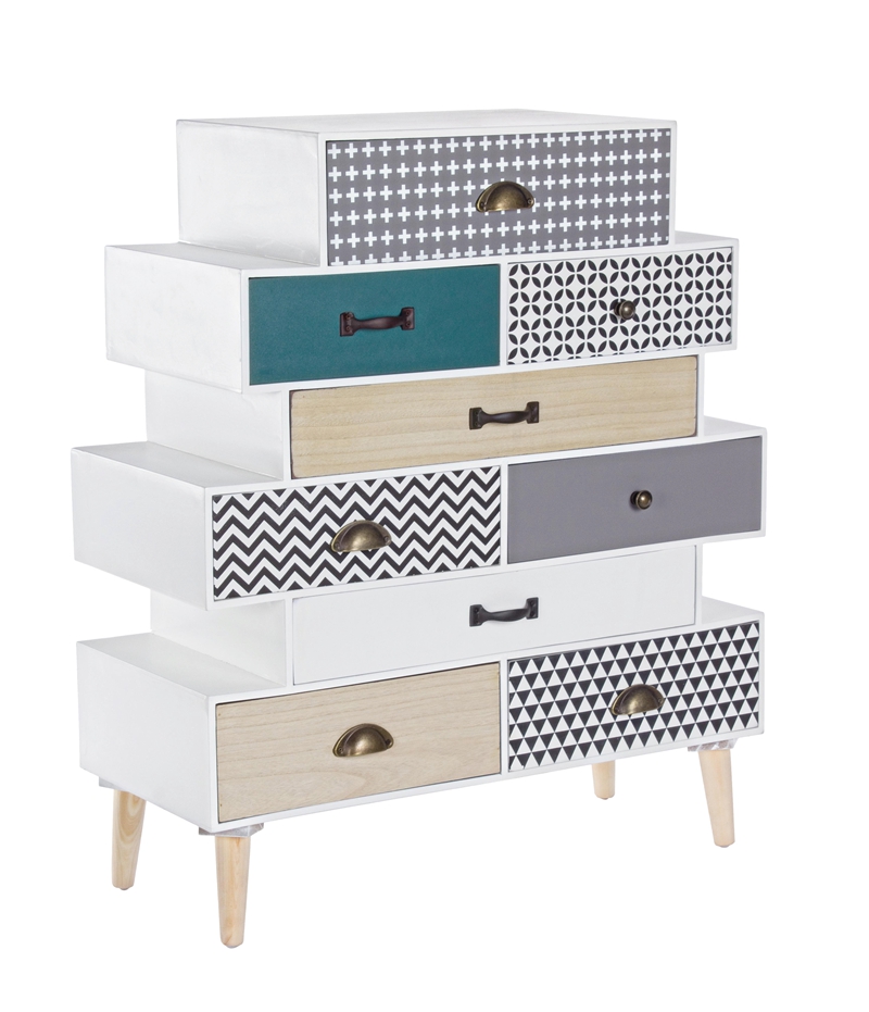 Wooden Storage Cabinet With Drawers