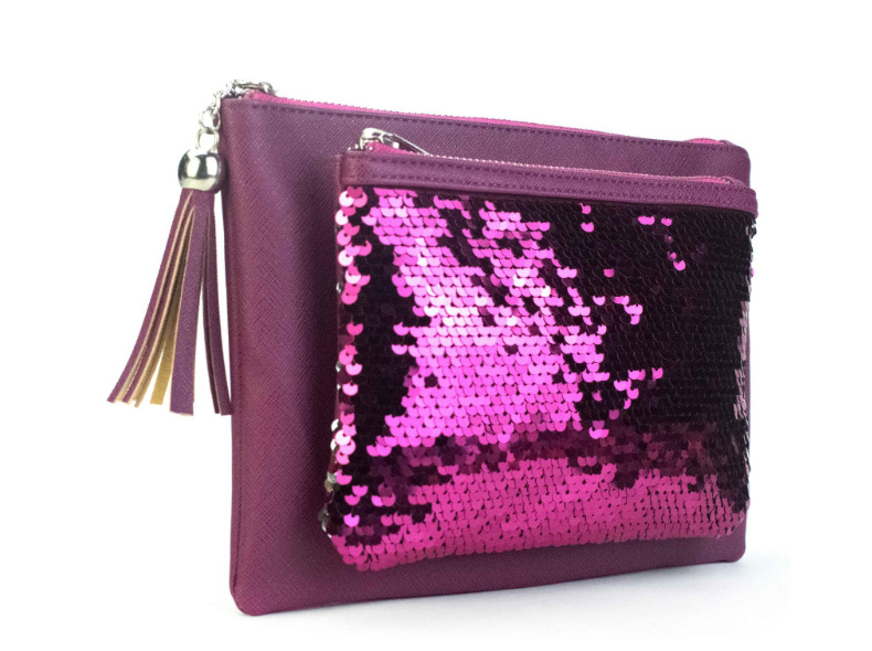 PU pearl piece clutch bag