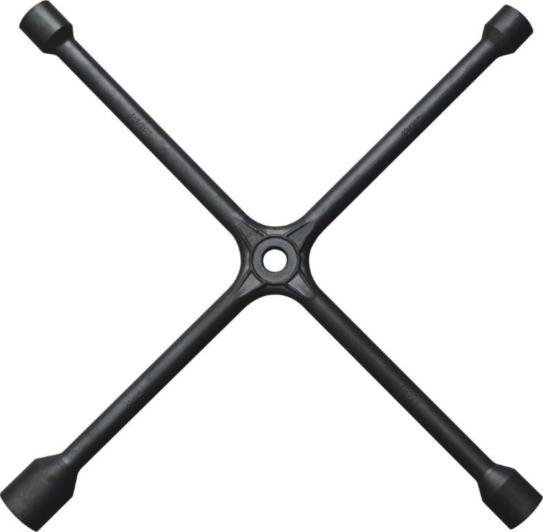 Cross rim wrench for truck
