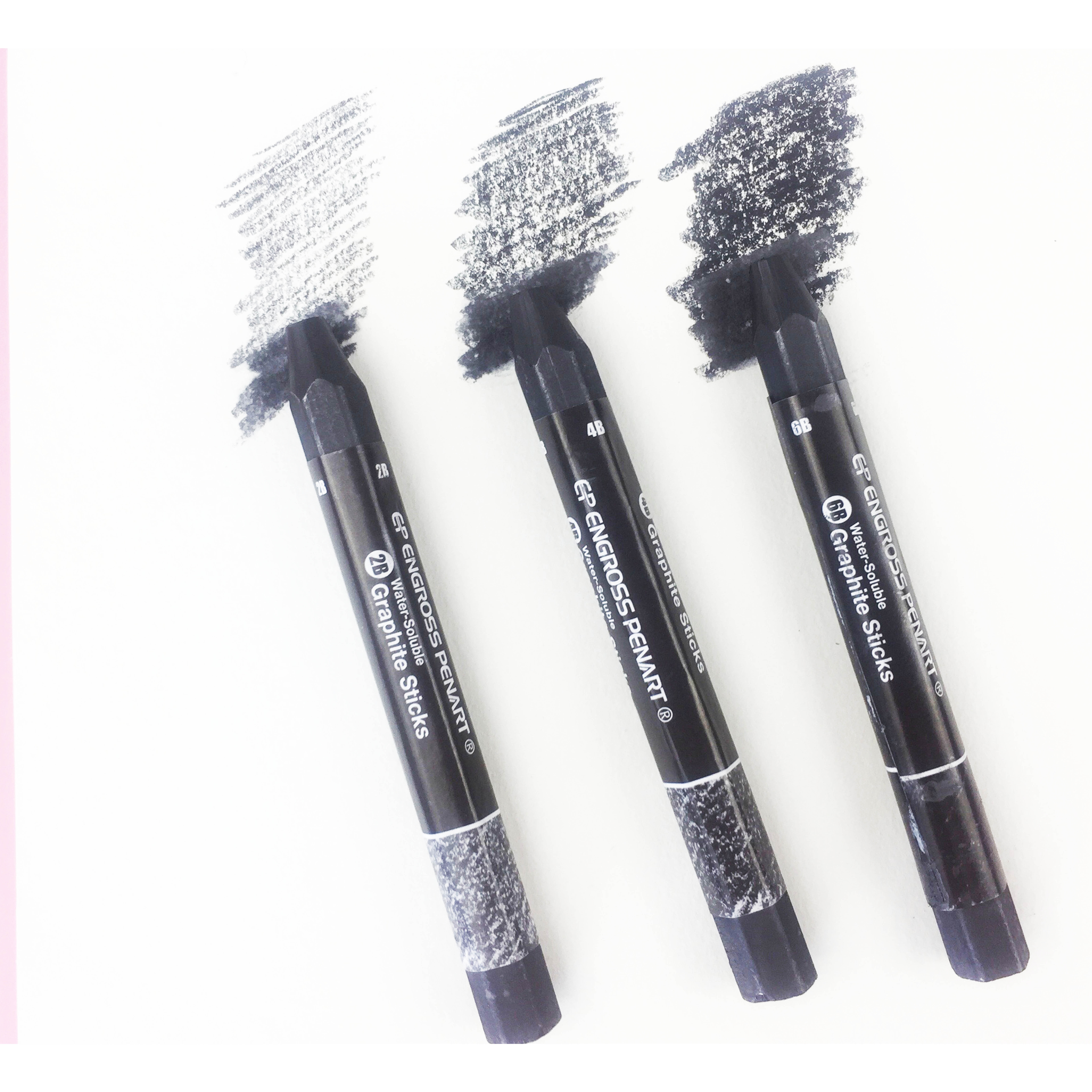 woodless watersoluble graphite pencil