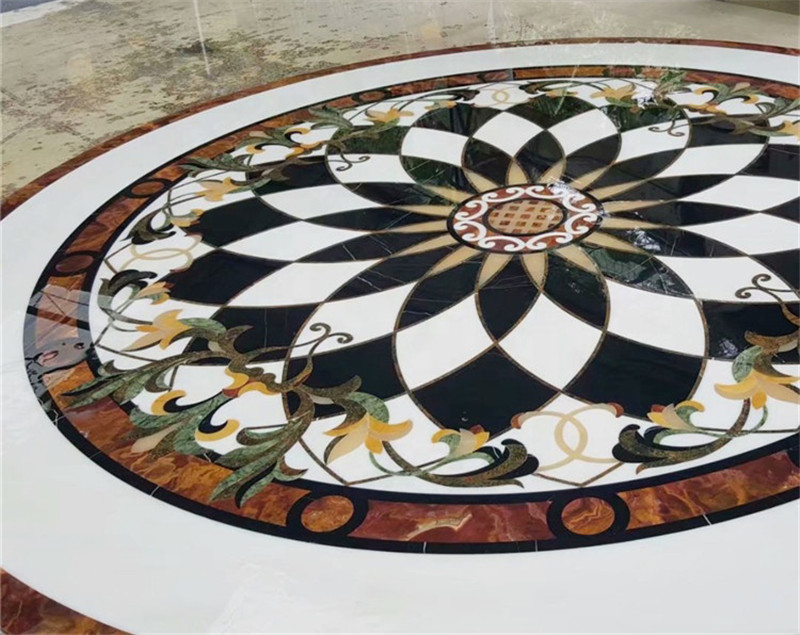 Marble Waterjet Medallion