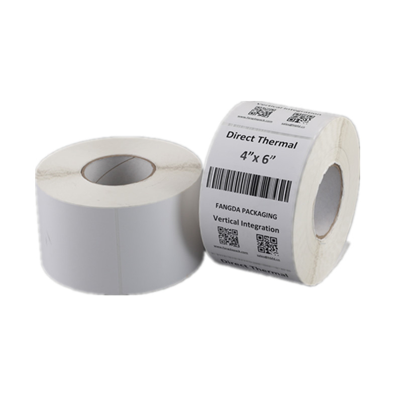 Direct Thermal Label Fanfold 4"x6"x2000 Shipping Label with Perforational Line