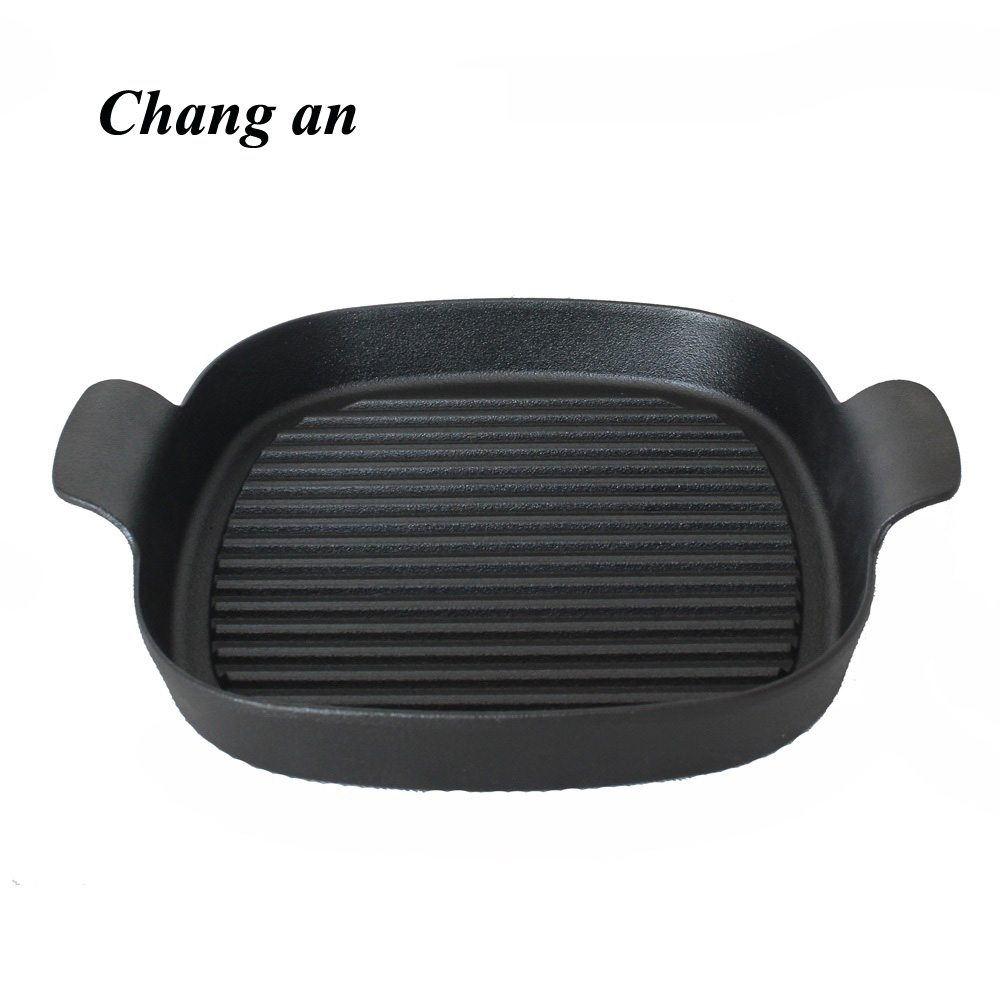 Cast iron grill pan