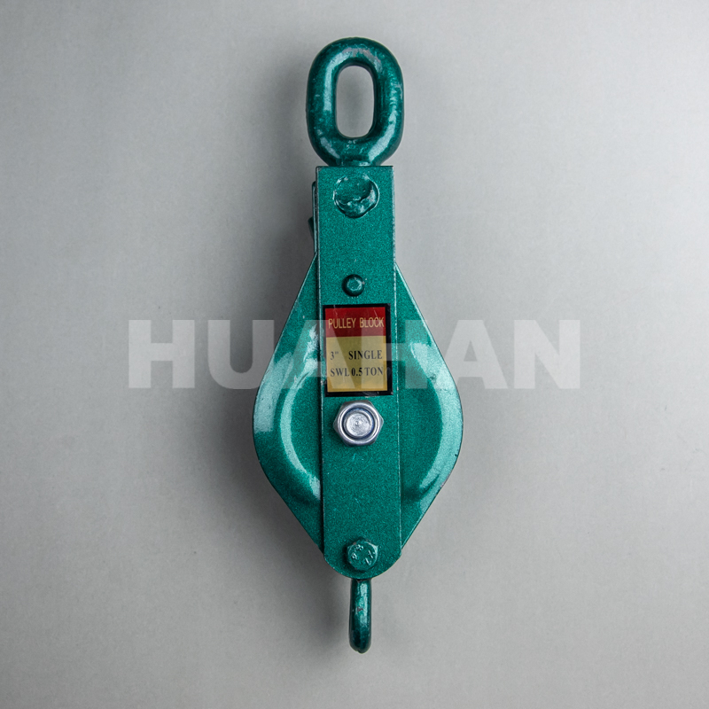 Pulley Block , Single Wheel With Eye , Open Type