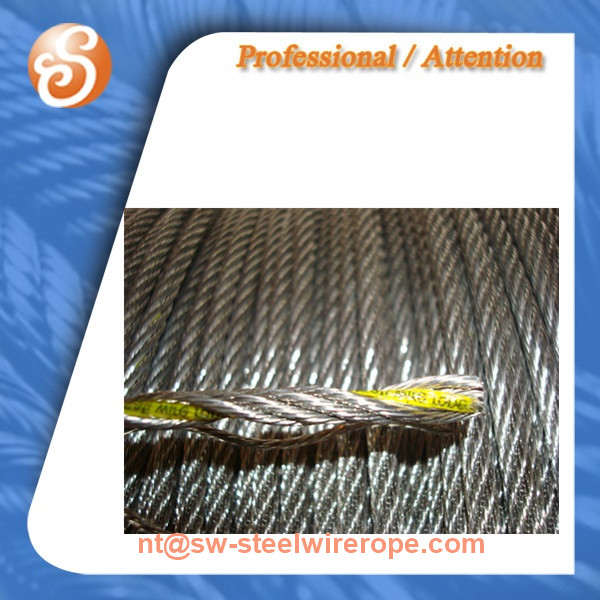 Steel Wire Rope With Tape Strip