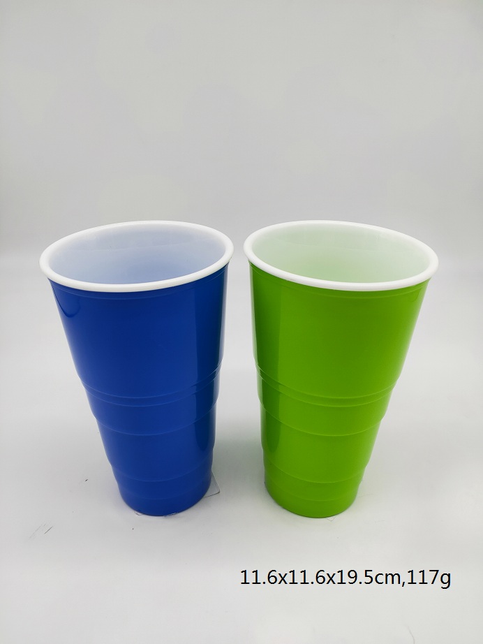 double wall cup and bucket sunup