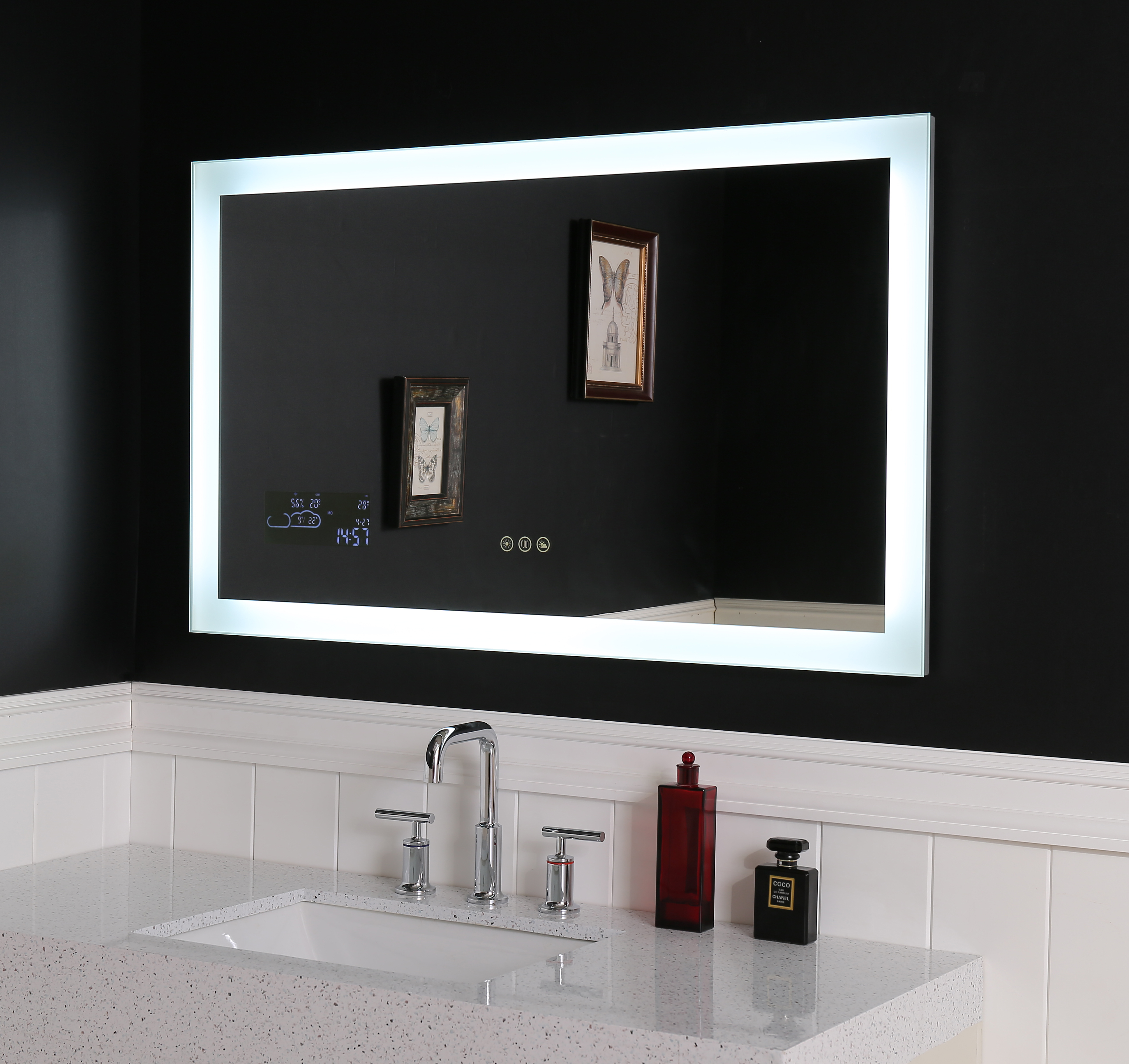 LED bathroom mirror