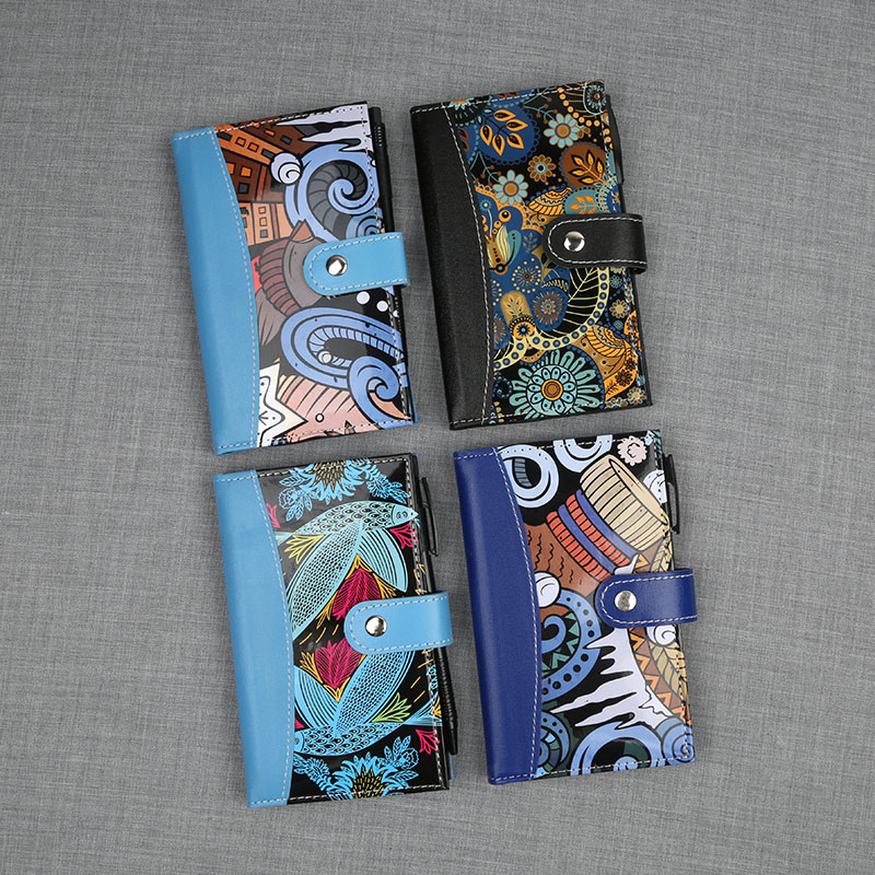WANSHIFA 2021 Creative Design Color Printed Hard Cover Notebook