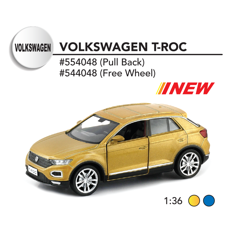 1:32 Volkswagen T-Roc 2018