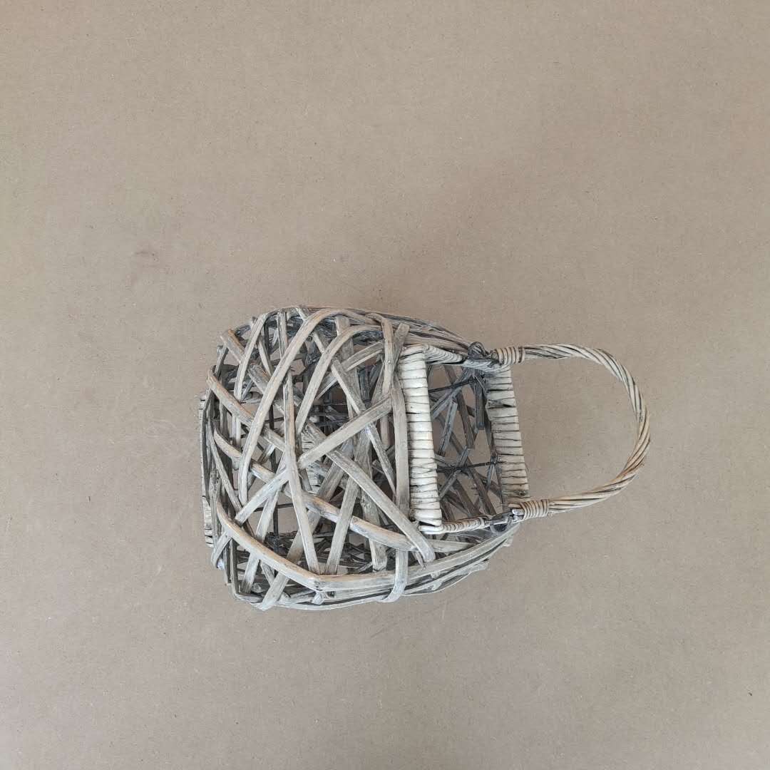 Willow Square Lantern Decoration With Glass Cup 10x10,