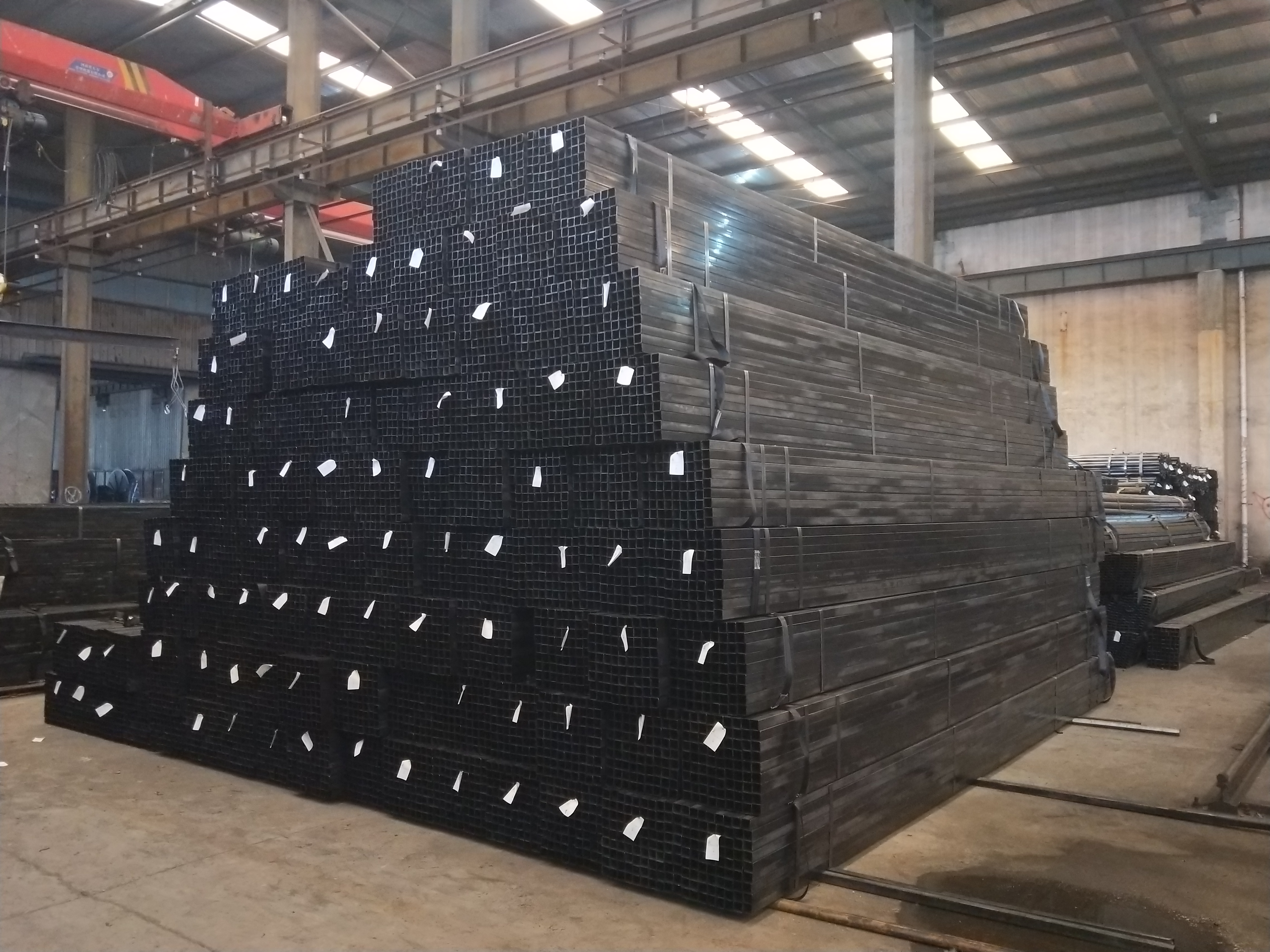 dark black anneaeld steel tube