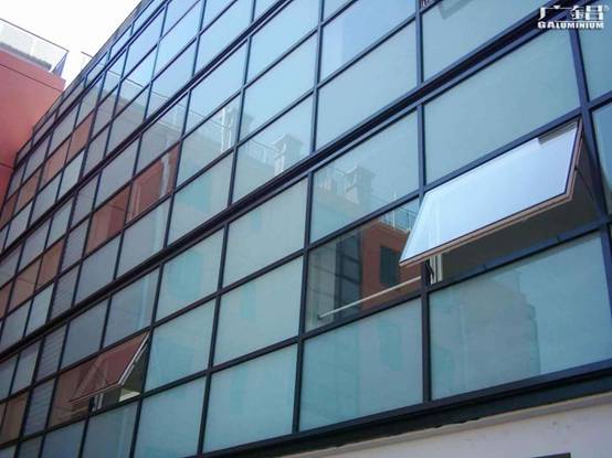 MQC aluminium frame visible glazing curtain walls