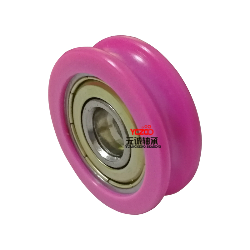 U groove nylon window roller with 608 bearing