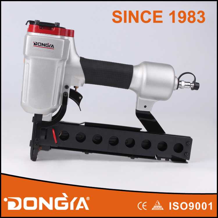 Dongya 18 Ga Heavy Duty Pneumatic Narrow Crown Stapler GUn 440K
