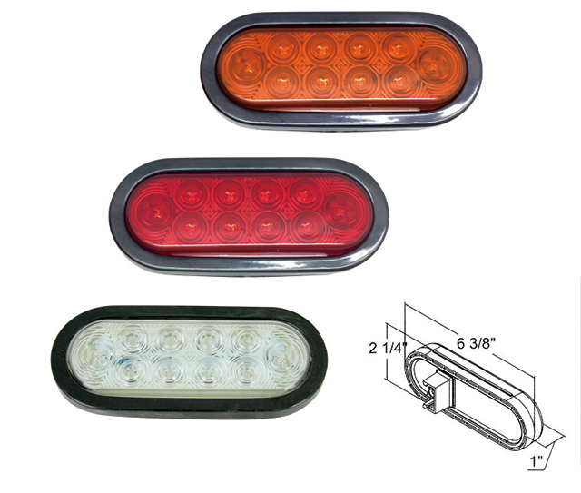 6" LED Oval Light