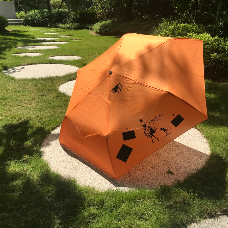 3 folding mini compact stury fram lightweight windproof umbrella