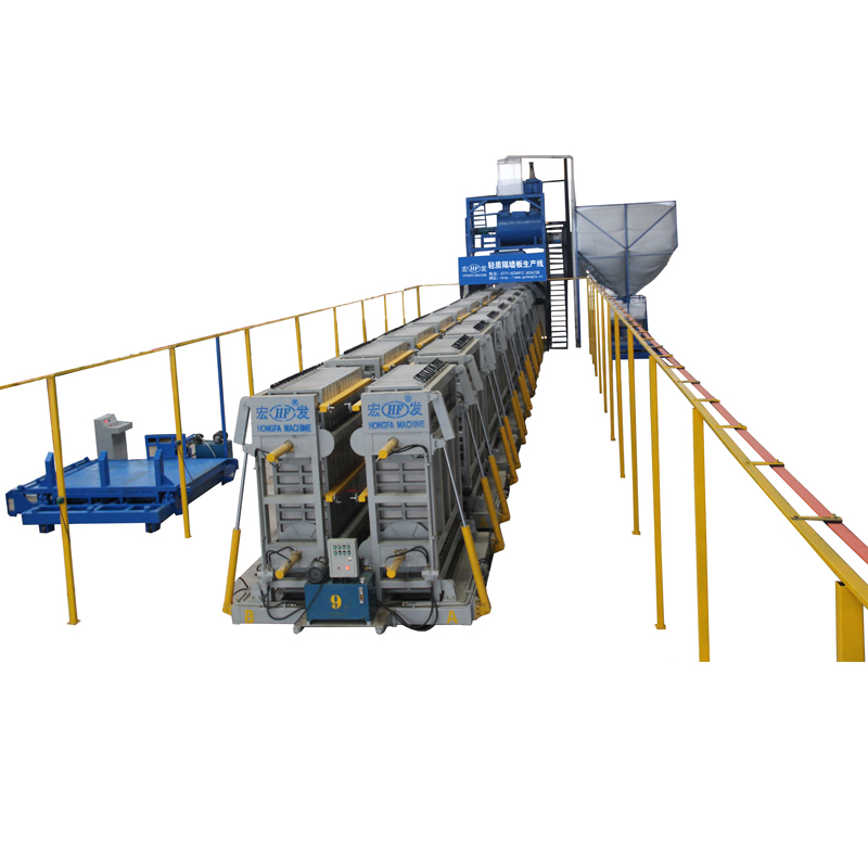 EPS light weight wall panel machine plan