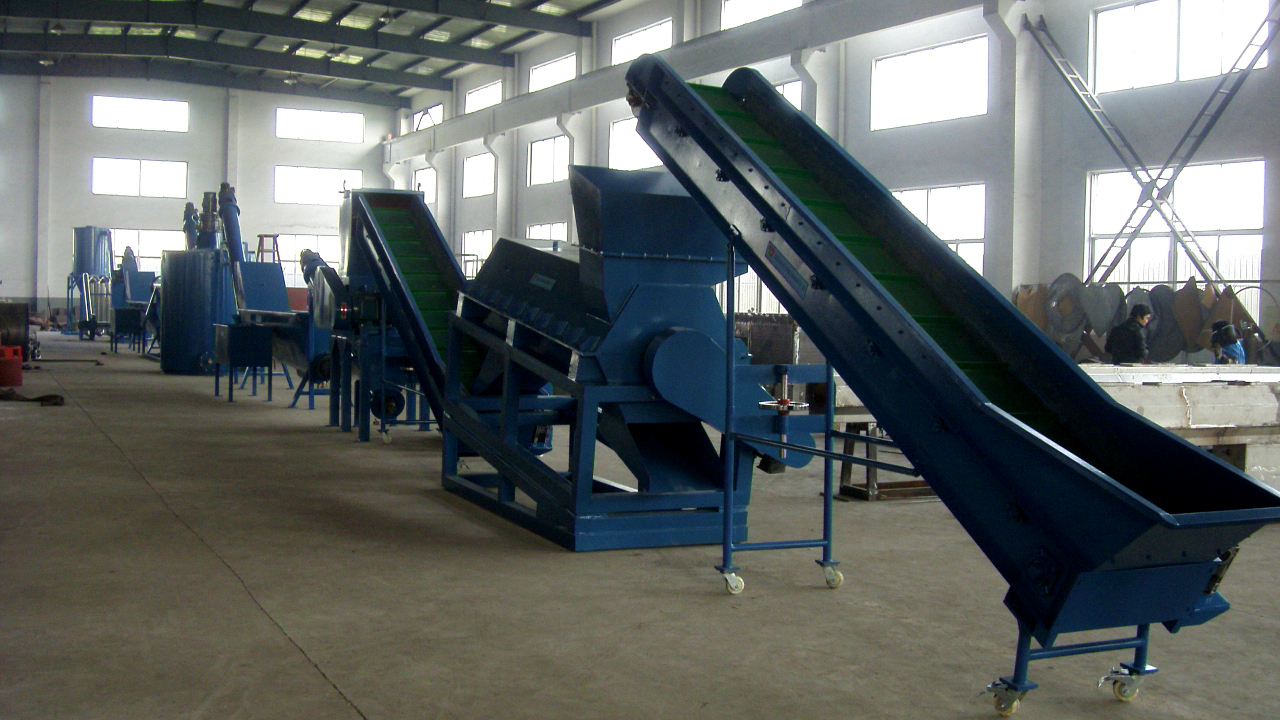 PET Bottle Crushing & washing Machine